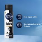 Desodorante Antitranspirante Aerossol Nivea Men Invisible Black & White Epic Night 150ml 5