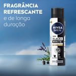 Desodorante Antitranspirante Aerossol Nivea Men Invisible Black & White Epic Night 150ml 6