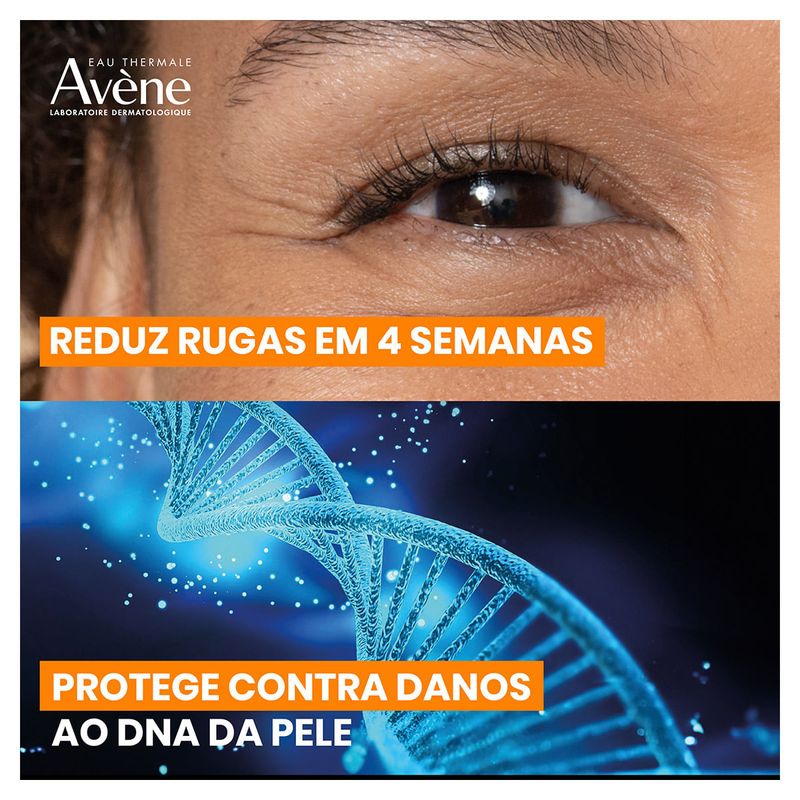 Protetor Solar Facial Eau Thermale Avène Fps 60 Mat Perfect Anti-Idade Cor 3 Média Escura 40g