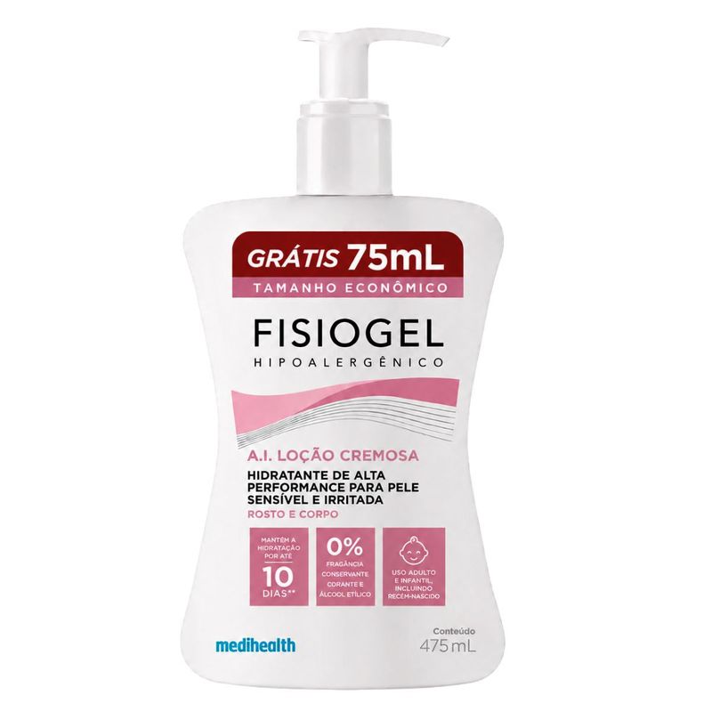 Loção Hidratante Ai Ação Calmante 475ml - Fisiogel