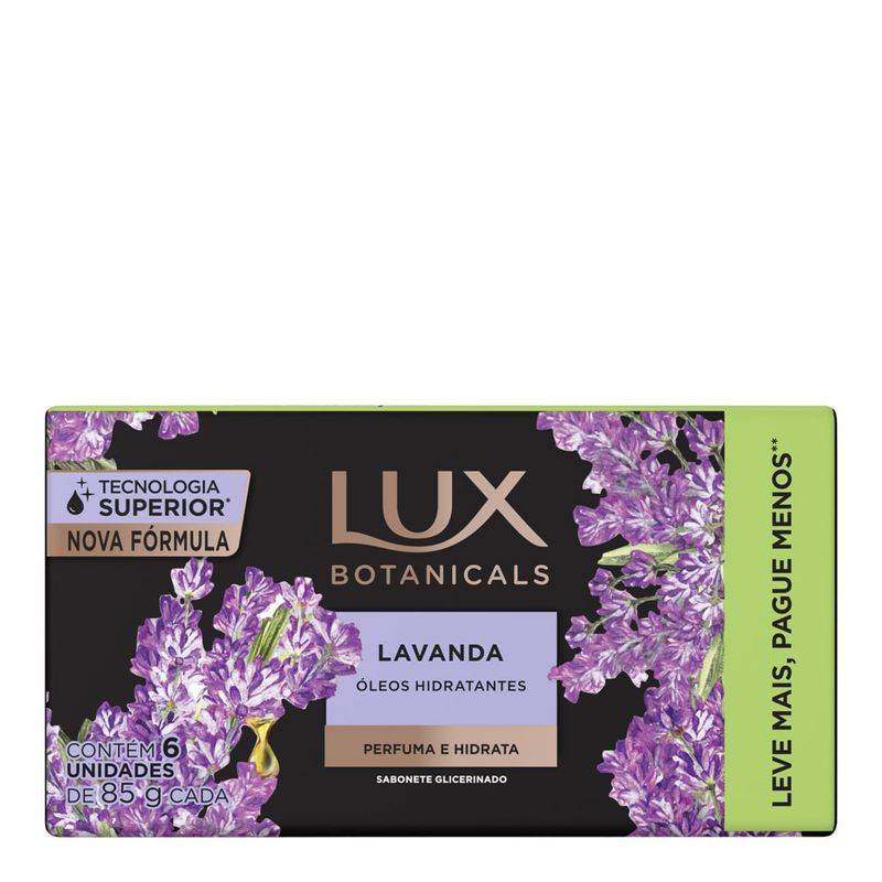 Sabonete em Barra Glicerinado Lux Lírio Azul 85g Pack 6 Unidades 1