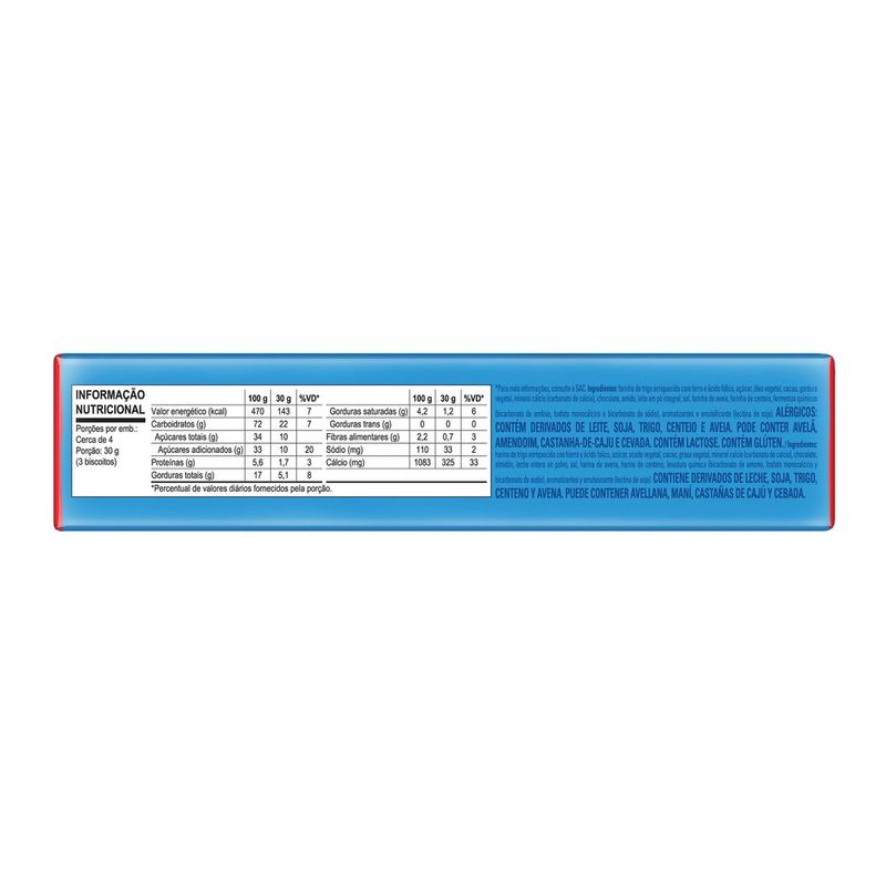 Biscoito Recheado Chocolate 130g Passatempo Nestlé 3