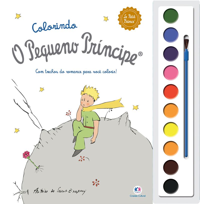 Livro de Colorir O Pequeno Príncipe Cores e Amizade Ciranda Cultural 1un 1