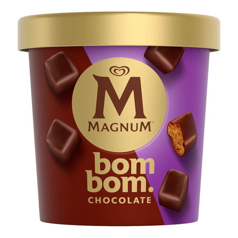 Sorvete Magnum Bombom Chocolate Pote 164g Kibon 1
