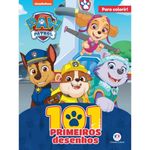 Livro de Colorir 101 Primeiros Desenhos Patrulha Canina 96 Páginas Ciranda Cultural 1