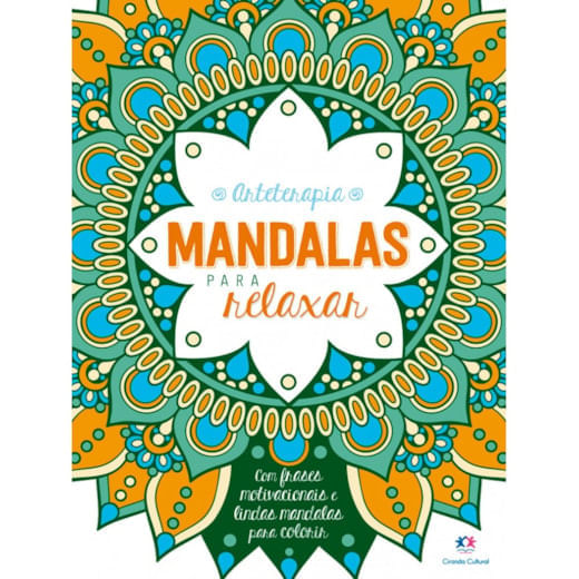 Livro Mandalas para Relaxar Arteterapia 48 Páginas Ciranda Cultural 1