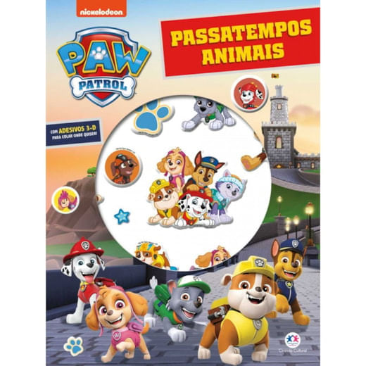 Livro de Atividades Patrulha Canina Passatempos Animais Ciranda Cultural 1un 1