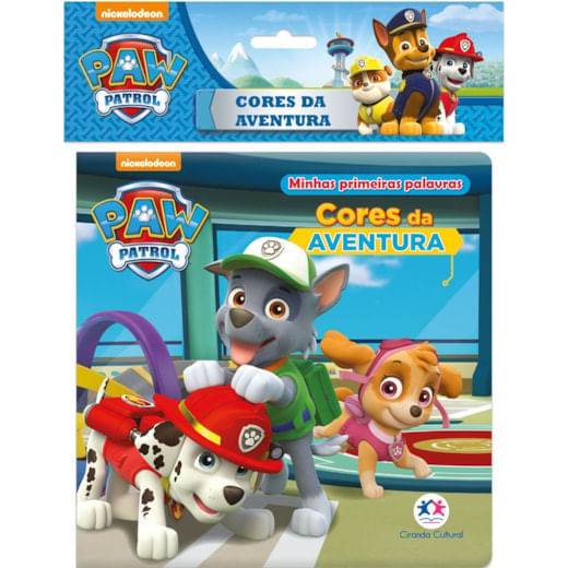 Livro de Banho Patrulha Canina Cores da Aventura Ciranda Cultural 1