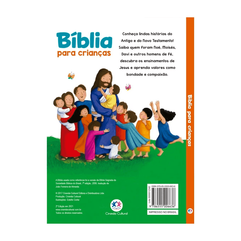 Livro Bíblia para Crianças 128 Páginas Ciranda Cultural 4