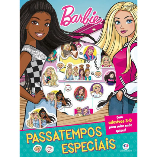 Livro de Passatempos Barbie Malibu Ciranda Cultural 1