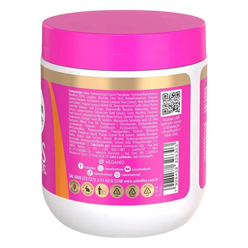 Creme de Pentear SOS Cachos De Repente Pronta 500g Salon Line 3