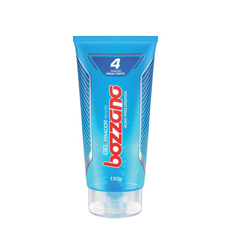 Gel Fixador de Cabelo Bozzano Ação Prolongada Mega Forte 150g 1
