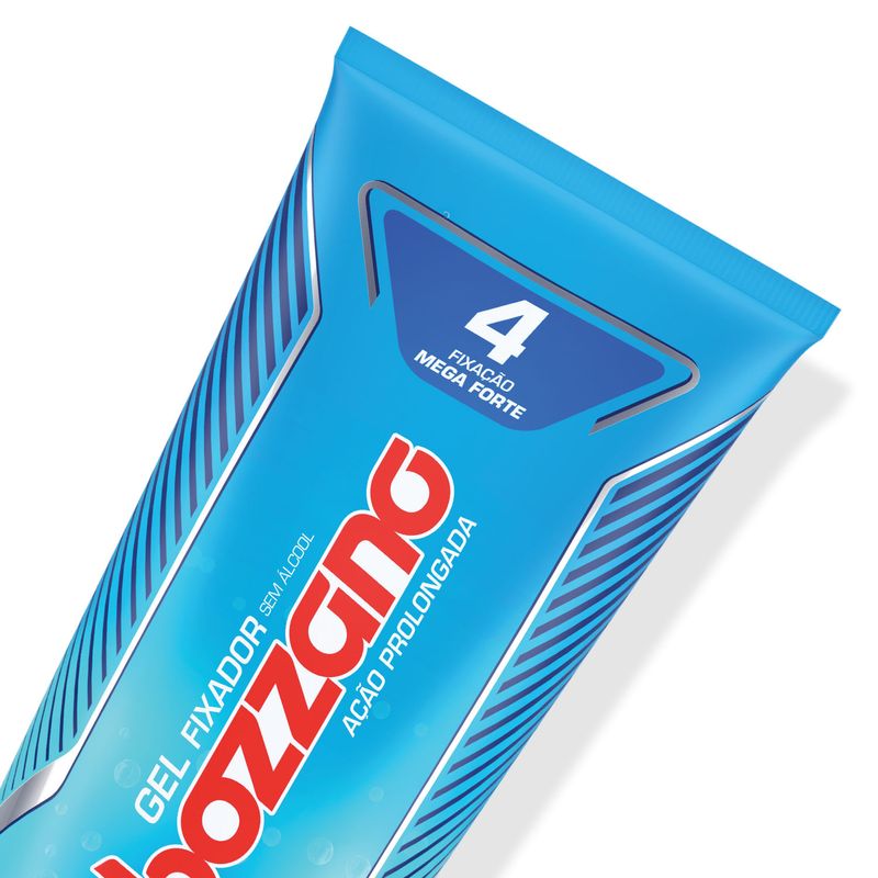 Gel Fixador de Cabelo Bozzano Ação Prolongada Mega Forte 150g 2