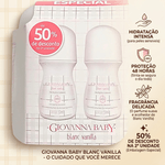 Kit Desodorante Roll-On Giovanna Baby Blanc Vanilla 50ml 2 Unidades 3