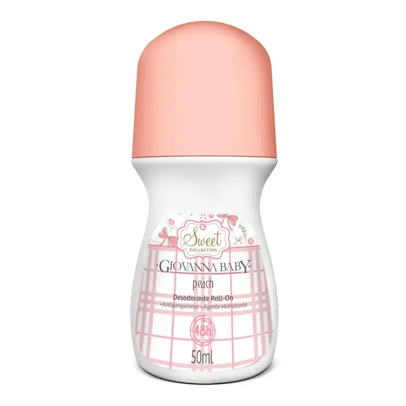 Desodorante Antitranspirante Roll-on Giovanna Baby Peach 50ml 1
