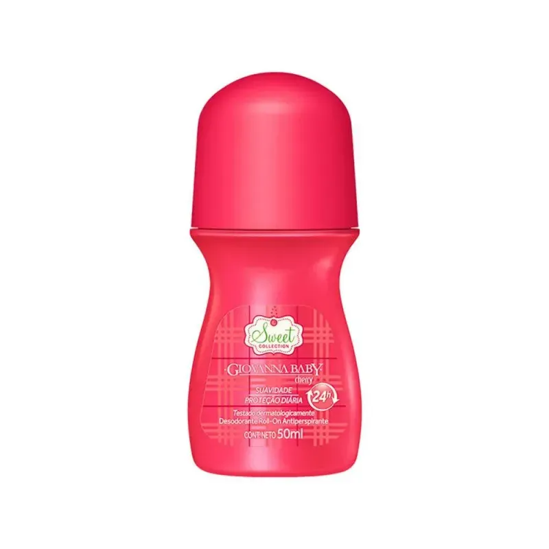 Desodorante Roll-on Antiperspirante Cherry 50ml Giovanna Baby 1