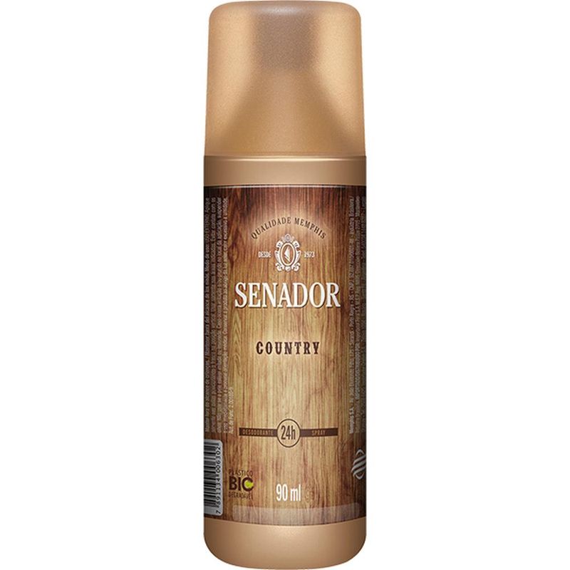Desodorante Spray Senador Country 90ml 1