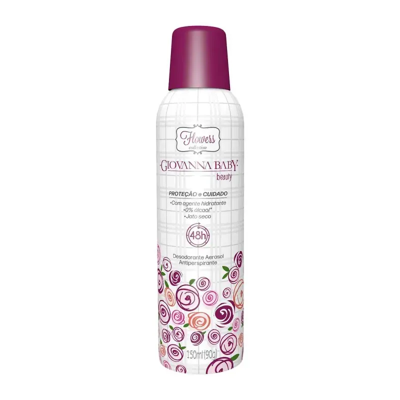 Desodorante Antitranspirante Aerosol Giovanna Baby Beauty 150ml 1