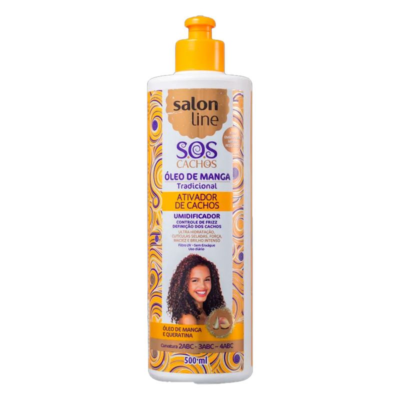 Ativador de Cachos SOS Cachos Óleo de Manga 500ml Salon Line 1