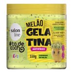 Gelatina Capilar #todecacho Kids Antifrizz Melão 550g Salon Line 1