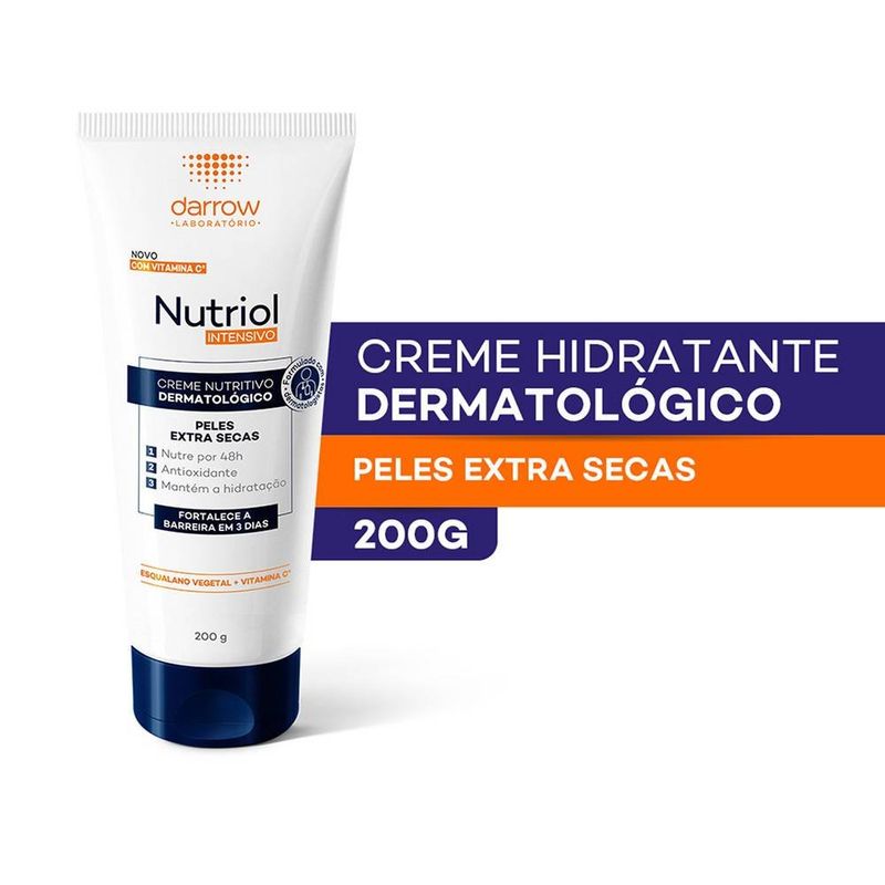 Creme Hidratante Corporal Nutriol Intensivo Pele Extra Seca 200g 3