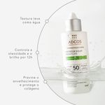 Protetor Solar Facial Adcos Aqua Fluid FPS 50 Nude 40ml 2