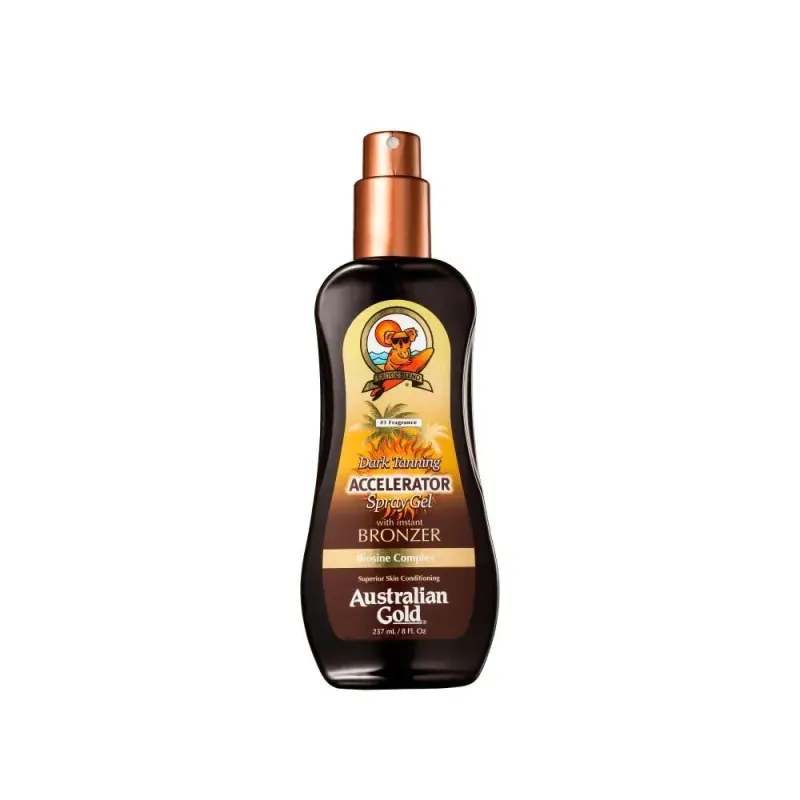 Acelerador de Bronzeado Australian Gold Dark Tanning Spray Gel 237ml 1