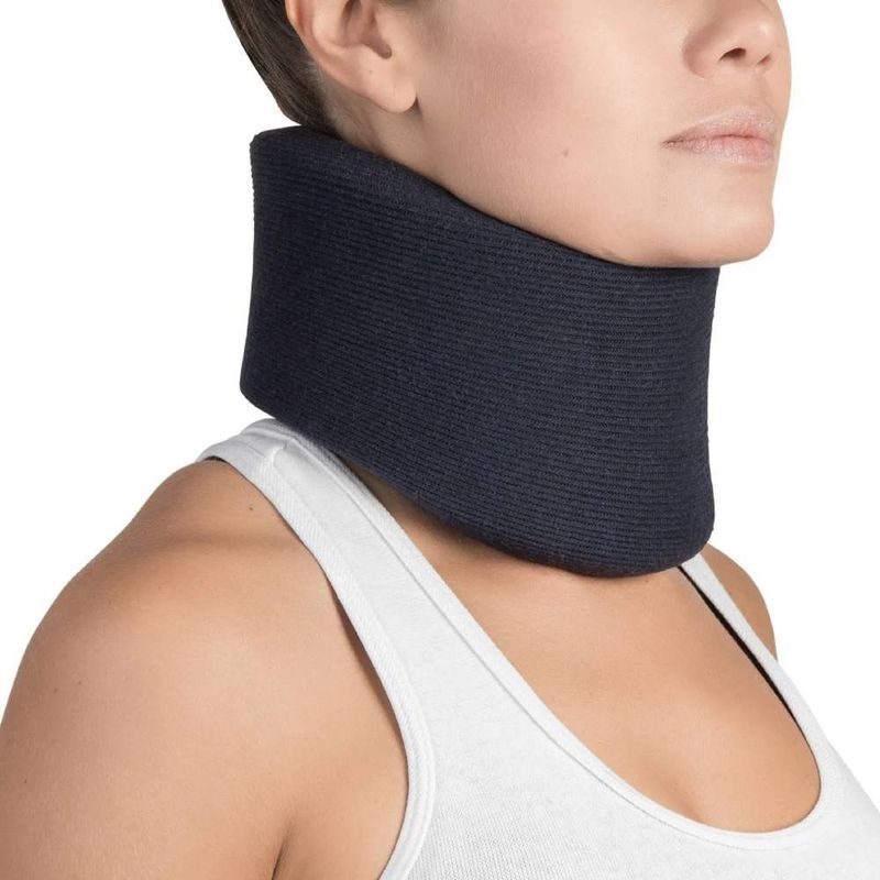 Colar Cervical Espuma Leve Azul G Mercur 2