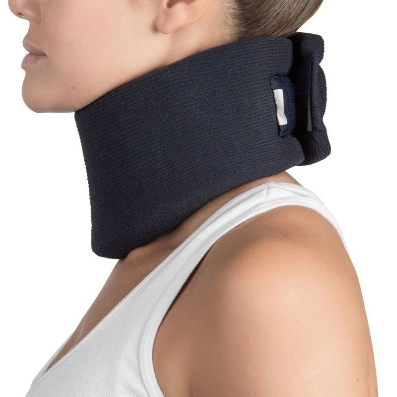 Colar Cervical Espuma Leve Azul G Mercur 4