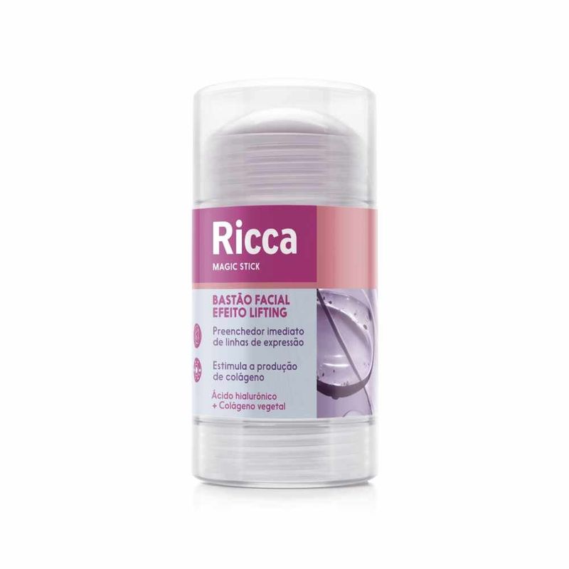 Sérum Anti-idade Bastão Ricca Efeito Lifting Ácido Hialurônico 30g 1