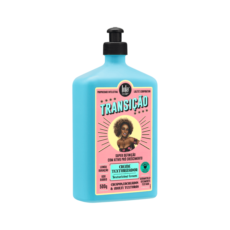 Creme de Pentear Texturizador Transição Capilar 500g Lola Cosmetics 4