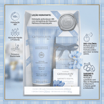 Kit Corporal Giovanna Baby Blue Loção 200ml Colônia 20ml Sabonete 90g Nécessaire 3
