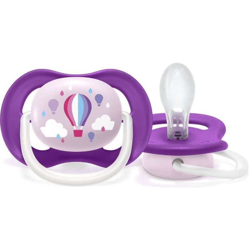 Chupeta Avent Ultra Air Lilás Balão 6-18 Meses 1 Unidade 1