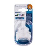 Bico de Mamadeira Anticólica N4 6m+ Philips Avent 2 Unidades 1