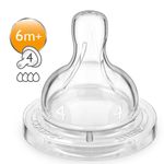 Bico de Mamadeira Anticólica N4 6m+ Philips Avent 2 Unidades 2