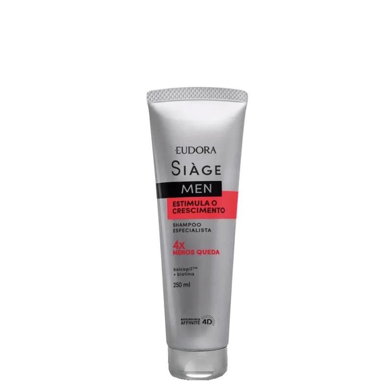 Shampoo Eudora Siàge Men Estimula o Crescimento 250ml 1