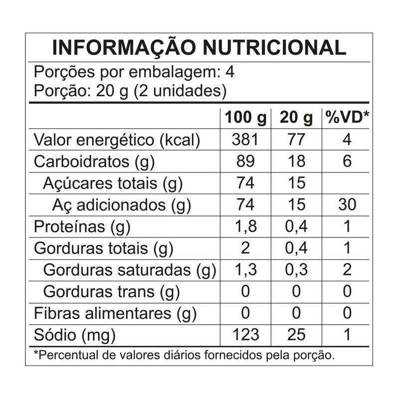 Bala Fini Tubes Arco-Íris 80g Sortida 3