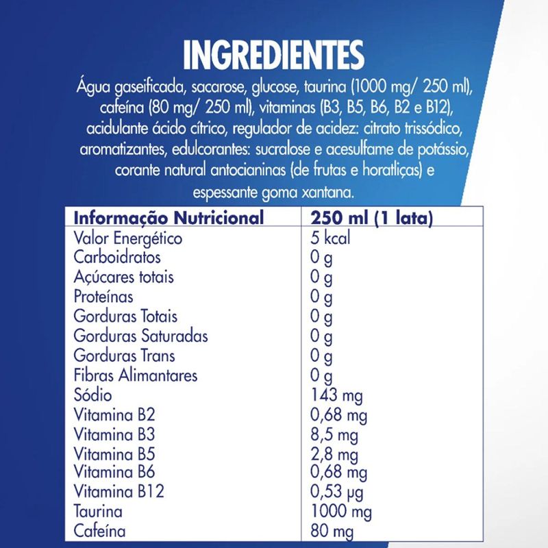 Energético Red Bull Spring Edition Frutas Vermelhas Zero 250ml 3