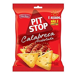 Biscoito Snack Calabresa Acebolada 60g Pit Stop Marilan 1