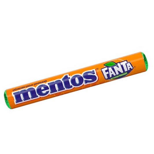 Bala Mentos Fanta Laranja Stick 37,5g 1