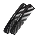 Kit Pente de Cabelo e Barba Dentes Finos e Médios 2 Unidades Marco Boni 1