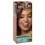 Tintura Maxton 774 Ruivo Doce de Leite Coloração Permanente 30 Volumes 1