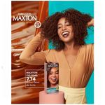Tintura Maxton 774 Ruivo Doce de Leite Coloração Permanente 30 Volumes 3