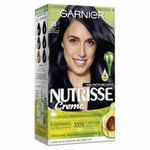 Tintura Creme Nutrisse 28 Preto Azulado Açaí Garnier 2