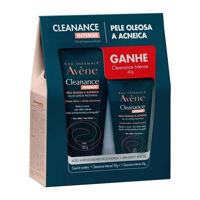 Gel de Limpeza Facial Avène Cleanance Intense Pele Oleosa e Acneica 150g + 40g 1