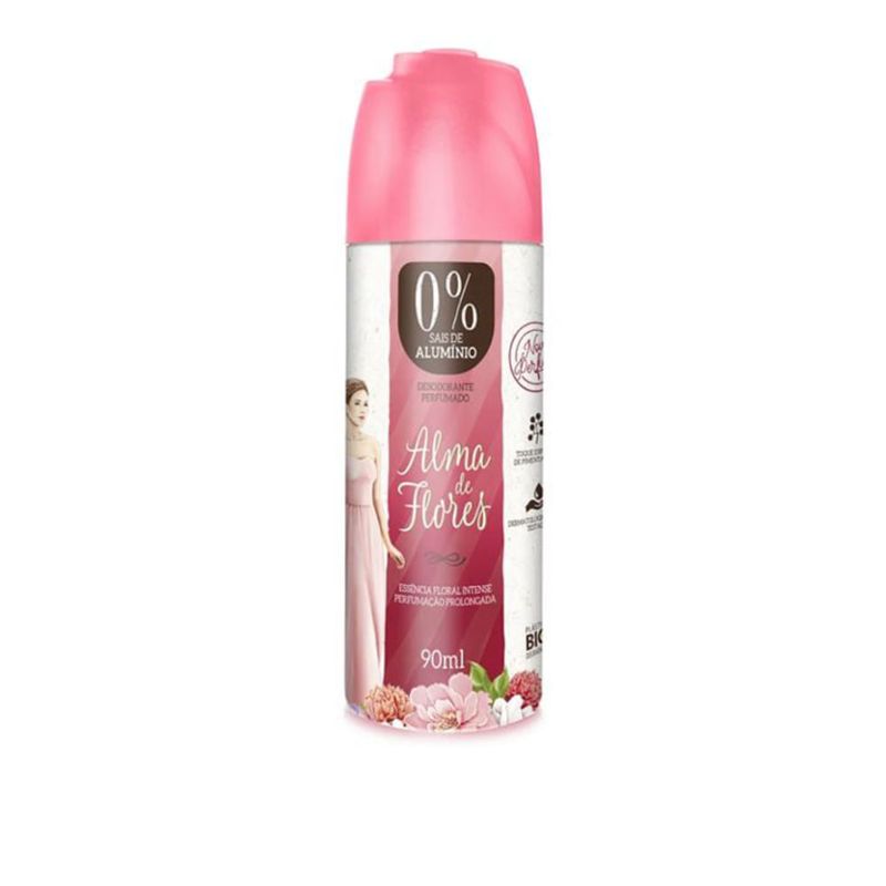 Desodorante Spray Alma de Flores Floral Intense 90ml Memphis 1