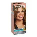 Tintura Maxton 7.37 Marrom Caramelo Coloração Permanente Kit 30 Vol Maxton 1