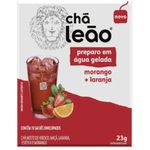 Chá Gelado Morango e Laranja 10 Sachês 23g Leão 1