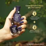 Esmalte Risqué Diamond Gel Poder que Floresce Roxo Cremoso 9,5ml 7