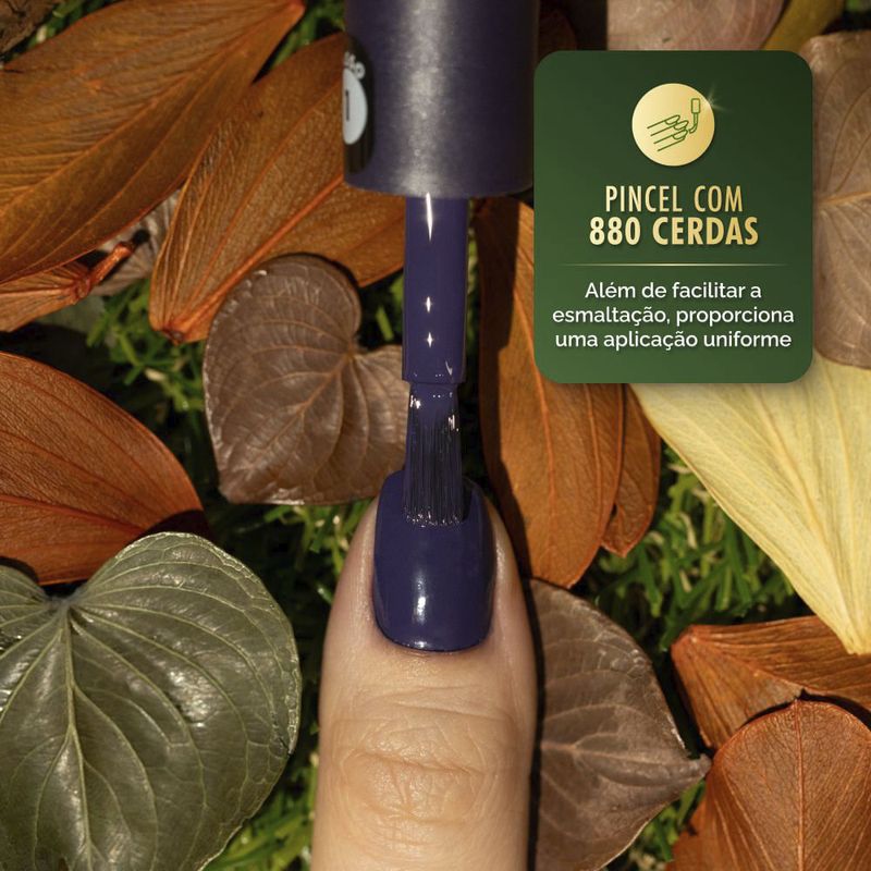 Esmalte Risqué Diamond Gel Poder que Floresce Roxo Cremoso 9,5ml 9